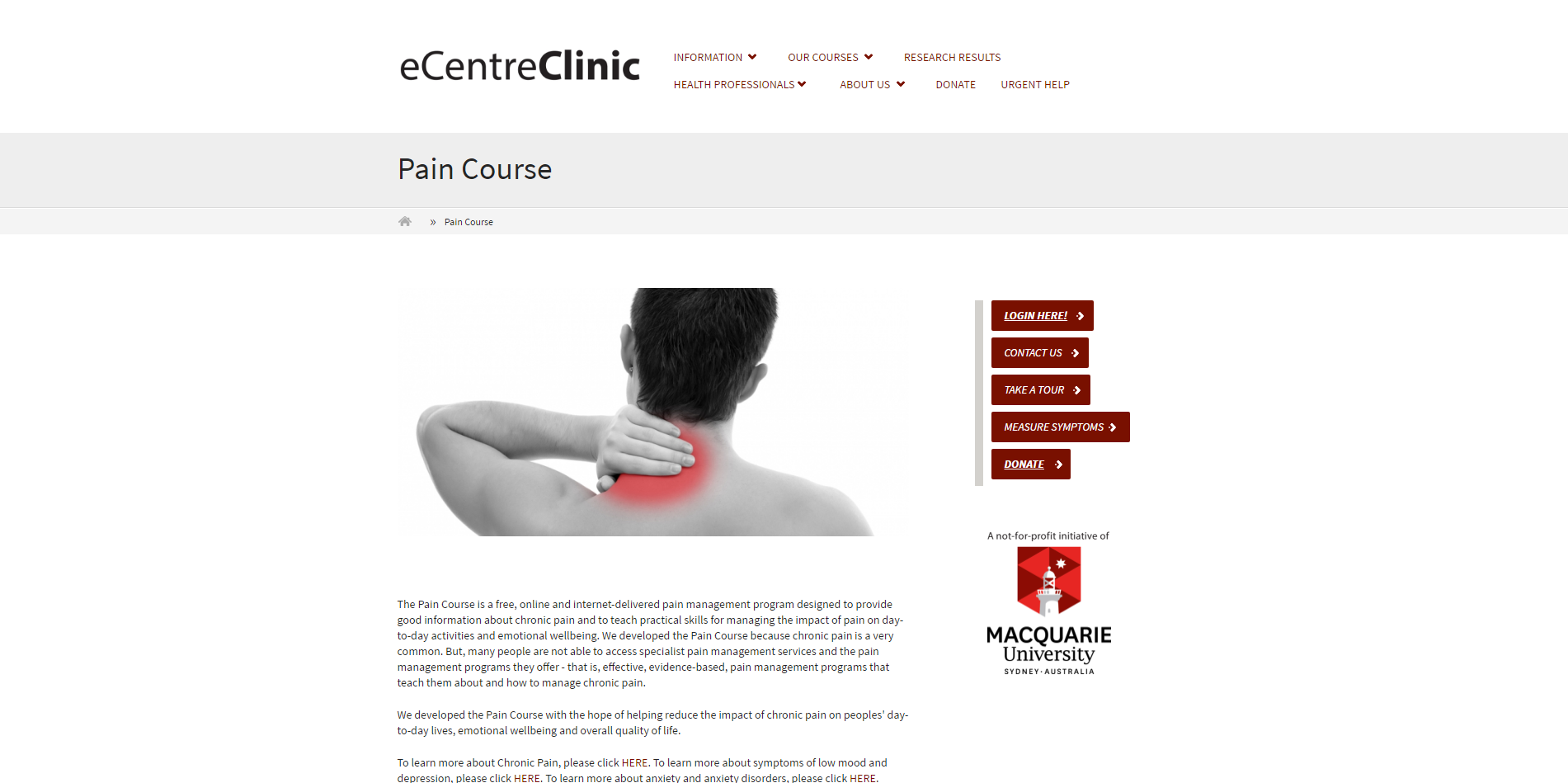 pain coffs harbour
